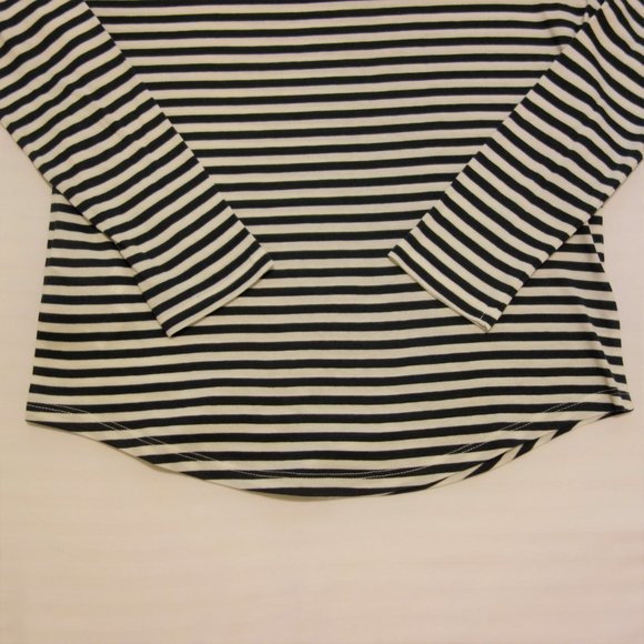 NWOT MANGO Organic Cotton Striped Shirt - Picture 4 of 7